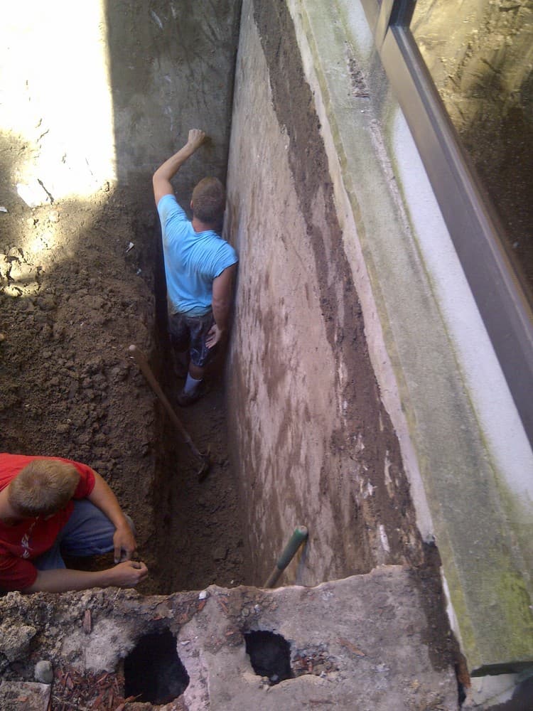 C&V Concrete team at work